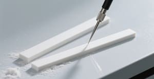 How does the addition of dopants affect the phase structure of yttria stabilized zirconia?